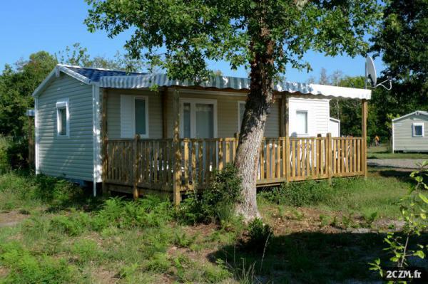 Location de mobilhome neuf en camping 4*dans les landes à sanguinet plage