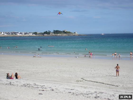 LA PLAGE A PIED 100m BRETAGNE GUILVINEC