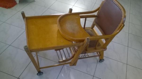 Traditionnelle Chaise haute Emile Baumann pour Bébé