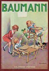 Traditionnelle Chaise haute Emile Baumann pour Bébé