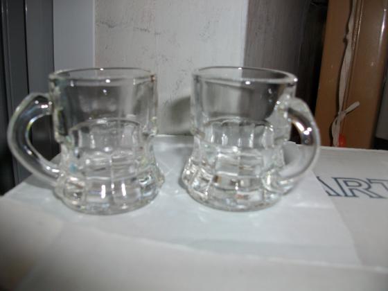 Verres et Services à Schnapps (Eau de Vie)