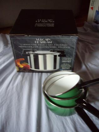 Set de 4 pièces Sitram : Autocuiseur & 3 casseroles - neuf