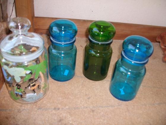 Poubelles de Table et Pots culinaires en verre