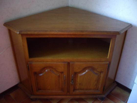 Meuble Télé d'Angle en chêne