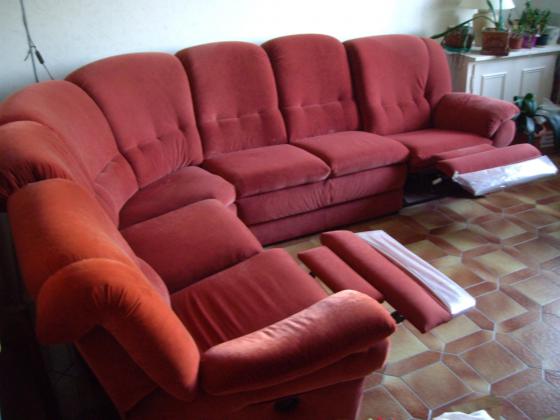 Canapé complet d'angle à 2 places Relax