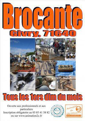 Brocante mensuelle - Givry