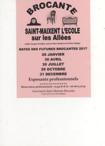 Saint Maixent Brocante Allée Fouchier