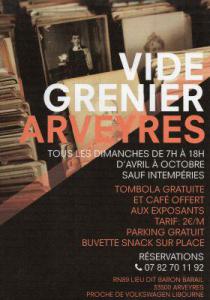 Vide-greniers d'ARVEYRES