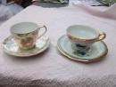 Tasses + soucoupes en porcelaine-neufs