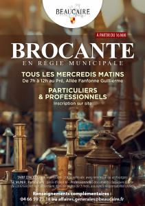 BROCANTE MUNICIPALE TOUS LES MERCREDIS