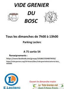 Vide-greniers - Le Bosc
