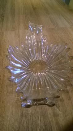 Coupe en verre épais vintage art contemporain