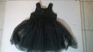 Robe enfant noire à sequin