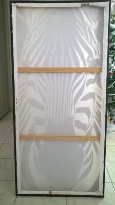 Tableau sur toile tête de zèbre