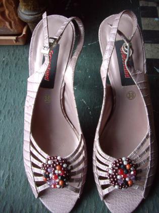 Sandales Vieux Rose talons 10 cm pointure 38