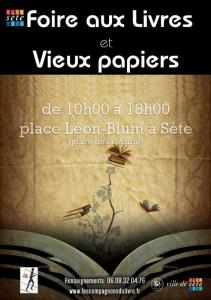 Foire aux livres et vieux papiers de Sète