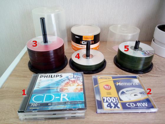 Lot CD CD-RW DVD