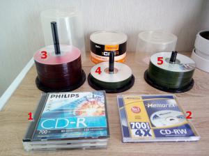 Lot CD CD-RW DVD