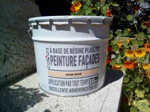 Peinture façade pliolite Ocre Rosé