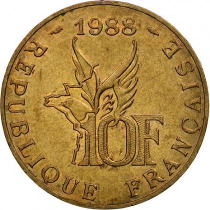 Pièce 10 francs Roland Garros