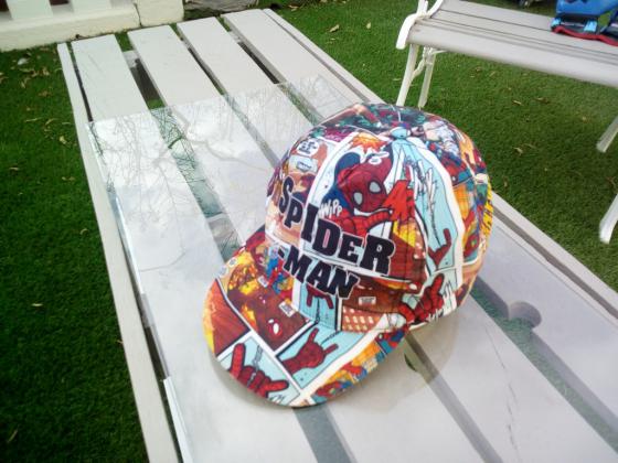 Gants de boxe spiderman et casquette