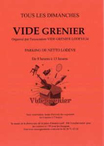 Vide-greniers de Lodève