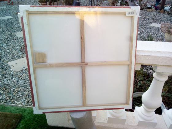 Toile neuve sous emballage