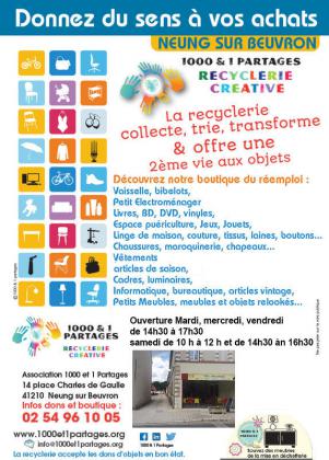 Braderie à la recyclerie de Neung-sur-Beuvron