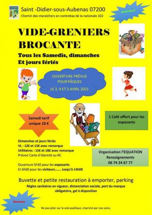 Brocante Vide-Greniers de Saint-Didier-sous-Aubenas