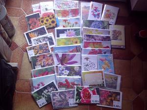 Cartes catégorie Fleur, Personnage, Paysage, Animaux-Neuves