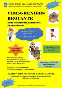 Brocante Vide-Greniers de Saint-Didier-sous-Aubenas