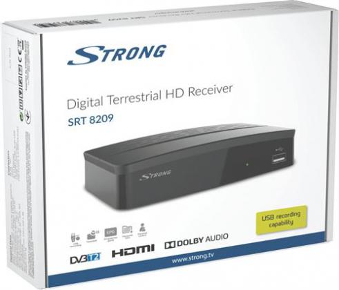 Terminal Numérique Terrestre HD Strong SRT 8209 Noir