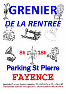 grenier de la rentrée - Fayence