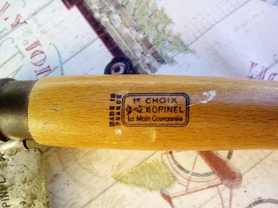 Ancien Couteau Opinel n°12 la main couronnée