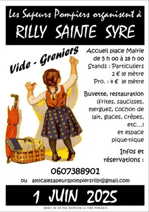 Vide-greniers - Rilly-sainte-syre