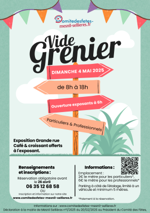 Vide-greniers - Mesnil-Sellières