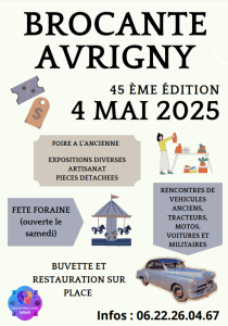 Brocante, Vide-greniers - Avrigny