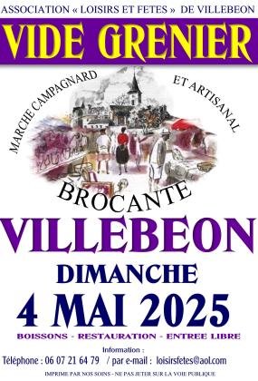 Brocante, Vide-greniers - Villebéon