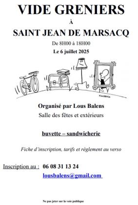 Vide-greniers - Saint-Jean-de-Marsacq
