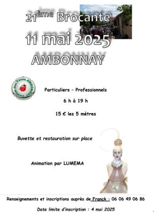 Brocante, Vide-greniers - Ambonnay