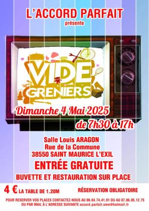 Vide-greniers - saint Maurice l'exil