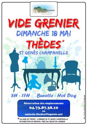 14ème vide grenier de Thèdes - Saint-Genès-Champanelle