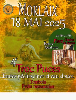 Troc puces toutes pêches eau douce, mer - Morlaix