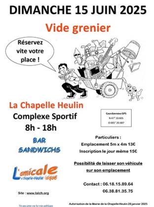 Vide-greniers - La Chapelle-Heulin