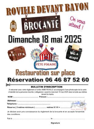 Brocante, Vide-greniers - Roville-devant-Bayon