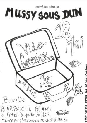 Vide-greniers - Mussy-sous-Dun