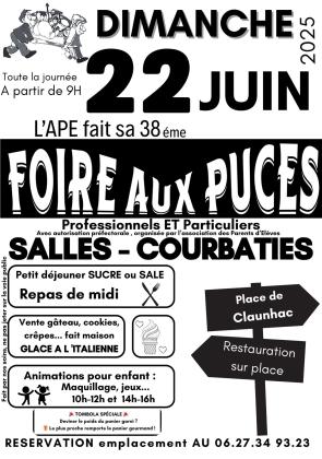 Marché aux puces - Salles-Courbatiès