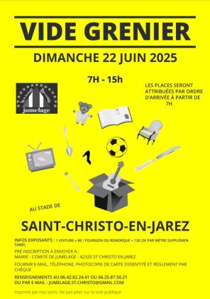 Vide-greniers - Saint-Christo-en-Jarez