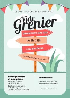 Vide grenier et marché au fleur - Luxeuil-les-Bains
