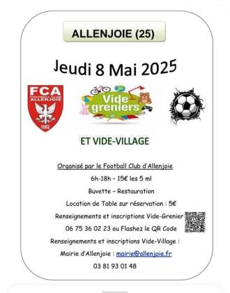 Vide-greniers - Allenjoie